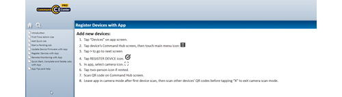 Command Center Pro Guides